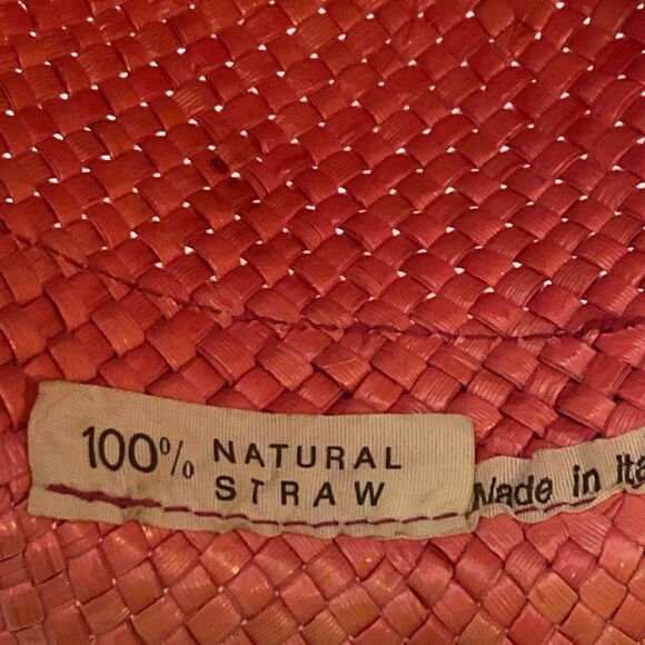 Chic Tan and Pink Wide-Brimmed Hat - Picture 10 of 13